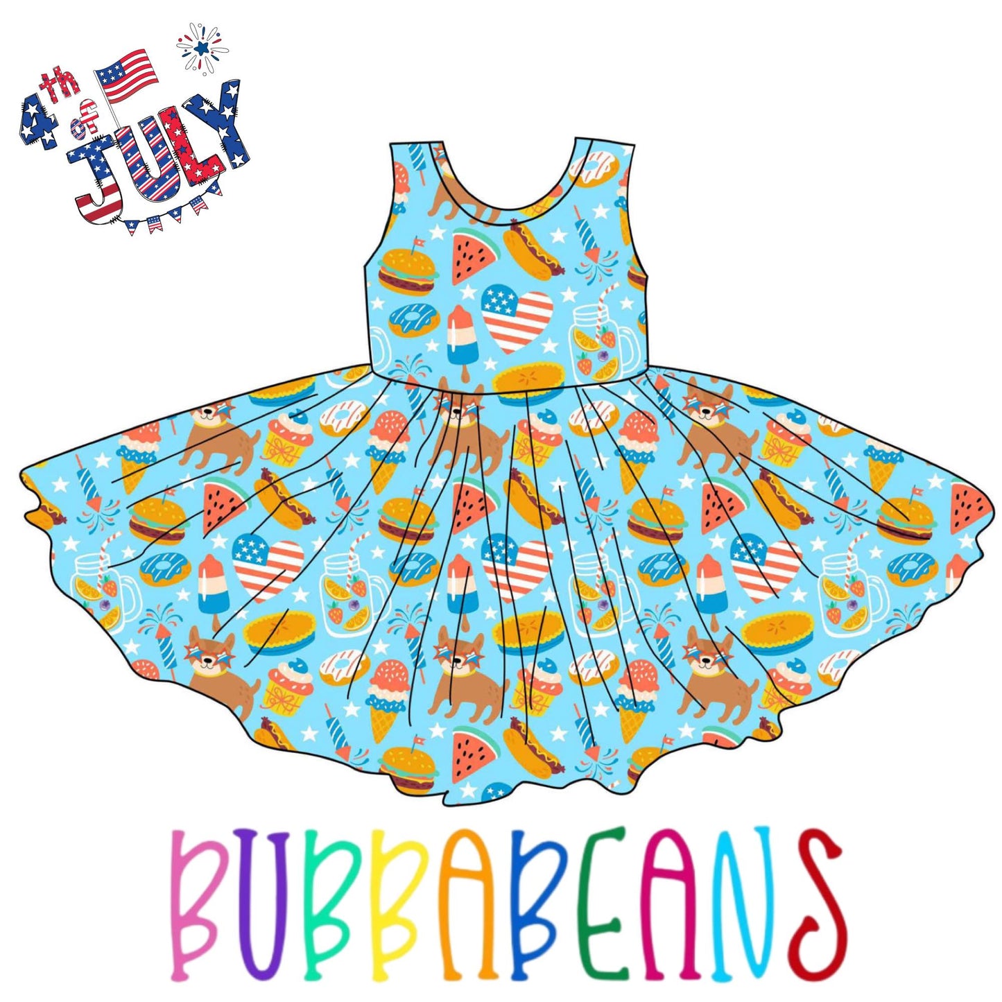 BBQ Bash Twirl Dress