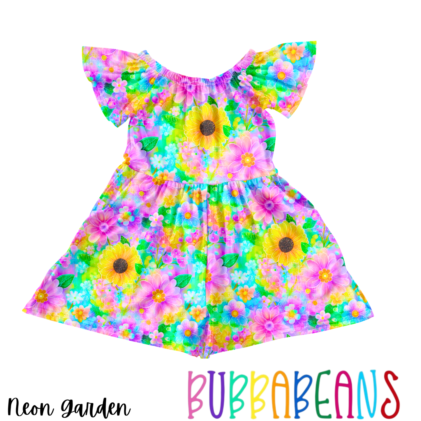 Neon Garden Romper