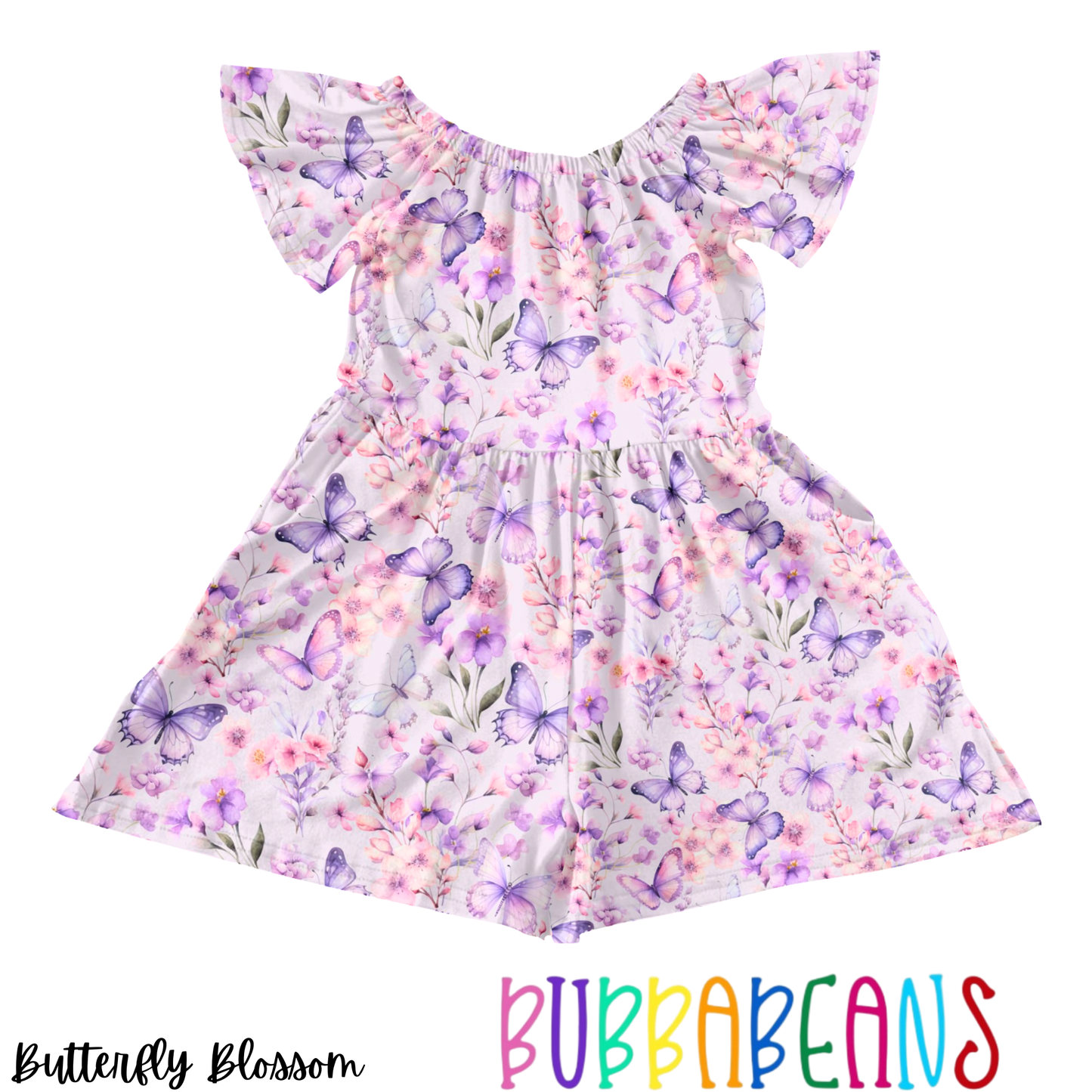 Butterfly Blossoms Romper