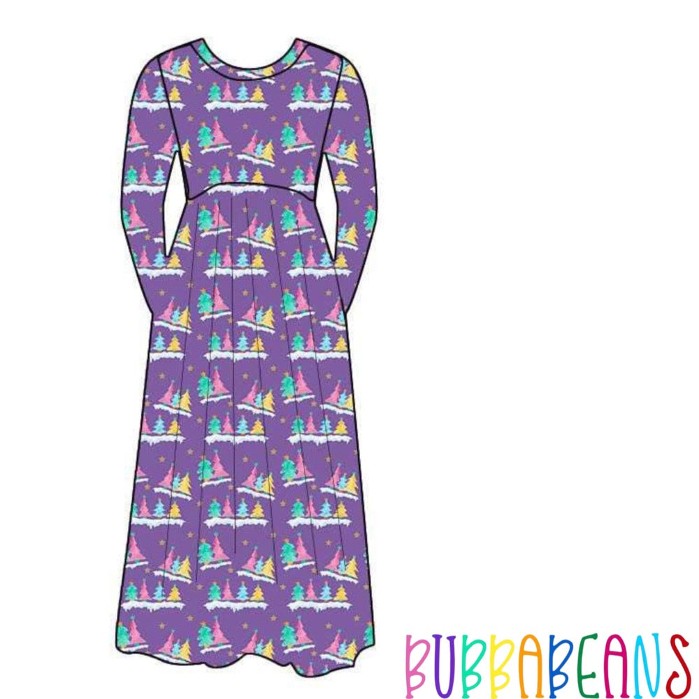 Enchanted Forest Long Sleeve Maxi