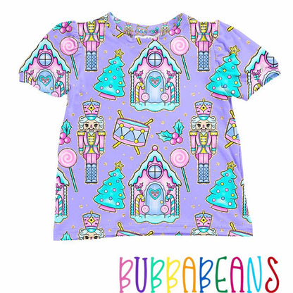 Sugar Plum Fairy Puff Sleeve Tee