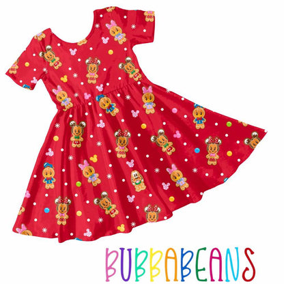 Gingerfriends Short Sleeve Twirl Dress