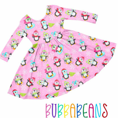 Penguin Party Twirl Dress