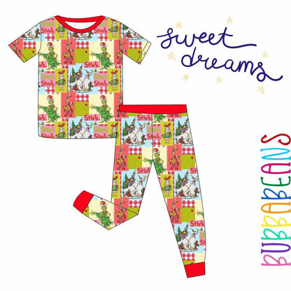Feeling Grinchy Two-piece Lounge Set