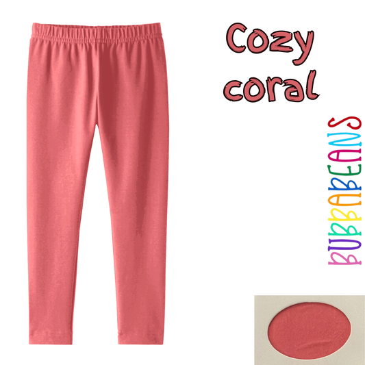 Cozy Coral Legging